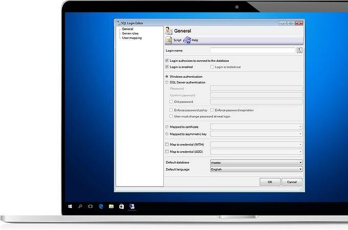 SkayTek Controls WinForms - SQL Login Editor